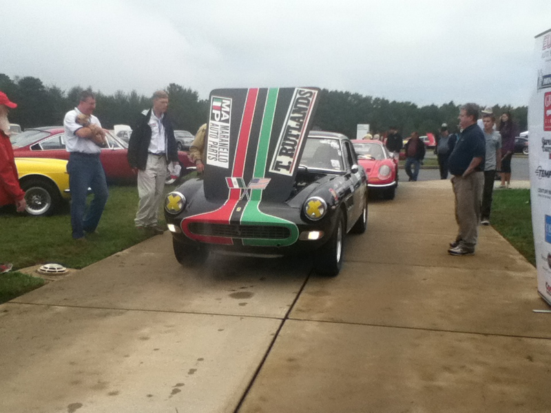 In typical Ferrari fashion, it overheated as soon as it entered the show